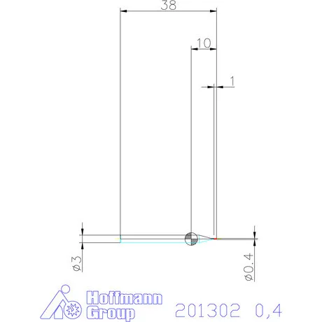 Garant VHM maró 0,4 mm
