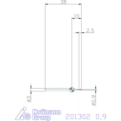 Garant VHM maró 0,9 mm