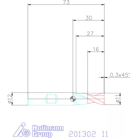 Garant VHM maró 11 mm