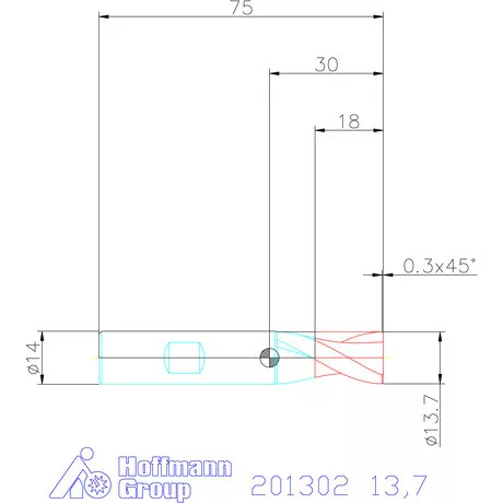 Garant VHM maró 13,7 mm