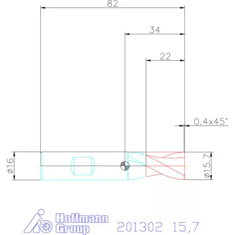Garant VHM maró 15,7 mm