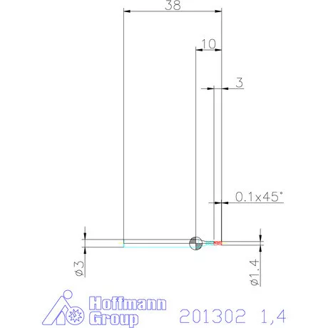 Garant VHM maró 1,4 mm
