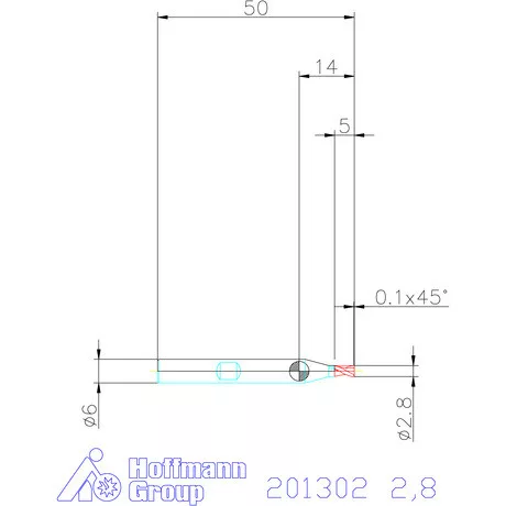 Garant VHM maró 2,8 mm