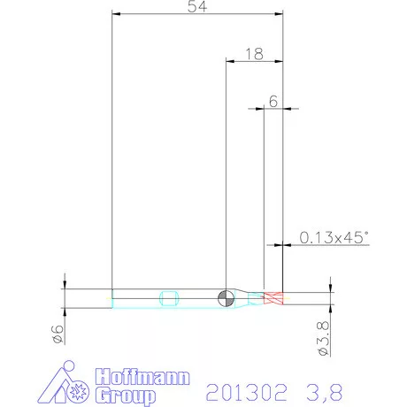 Garant VHM maró 3,8 mm