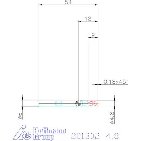 Garant VHM maró 4,8 mm