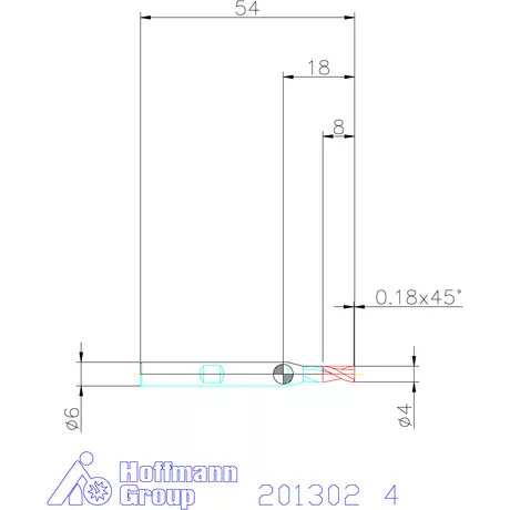 Garant VHM maró 4 mm