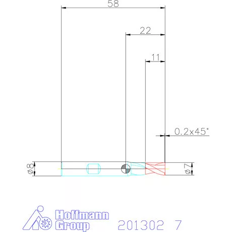 Garant VHM maró 7 mm