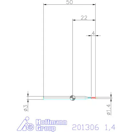 Garant VHM maró 1,4 mm
