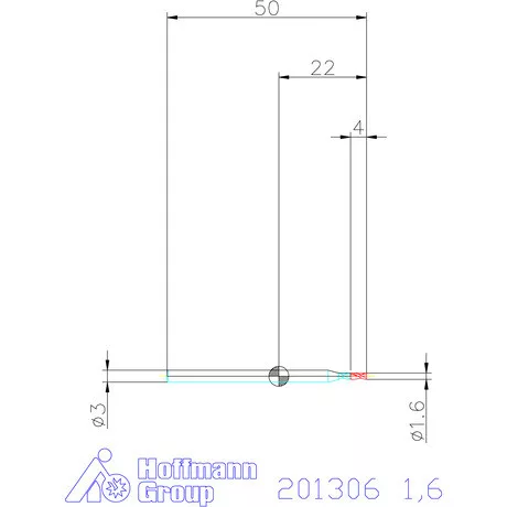 Garant VHM maró 1,6 mm