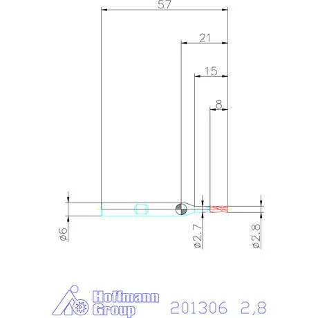 Garant VHM maró 2,8 mm