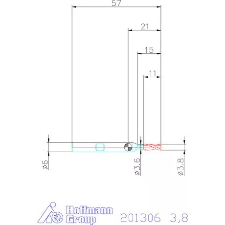 Garant VHM maró 3,8 mm