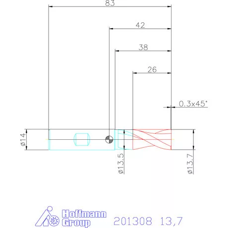 Garant VHM maró 13,7 mm