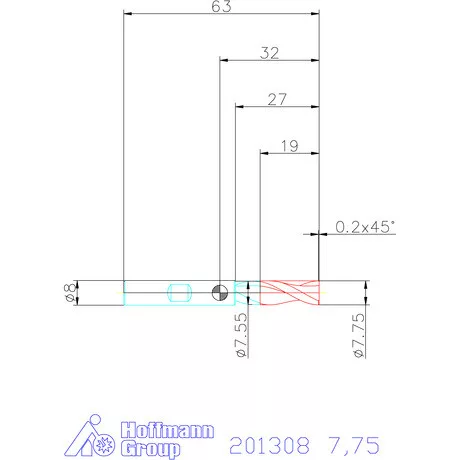 Garant VHM maró 7,75 mm