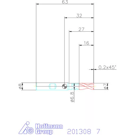 Garant VHM maró 7 mm