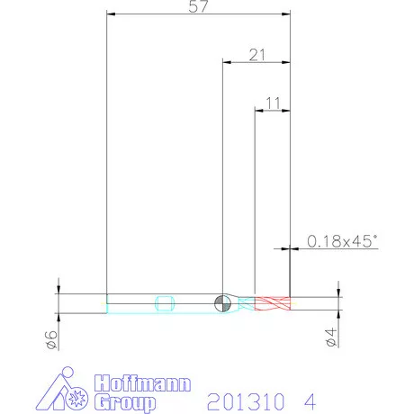 Holex VHM maró 4 mm