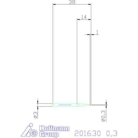 Garant VHM maró 0,3 mm