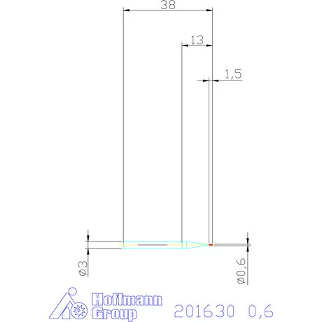 Garant VHM maró 0,6 mm