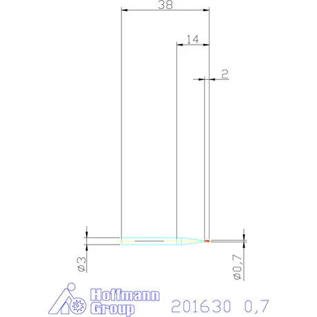 Garant VHM maró 0,7 mm