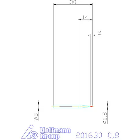 Garant VHM maró 0,8 mm