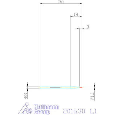 Garant VHM maró 1,1 mm
