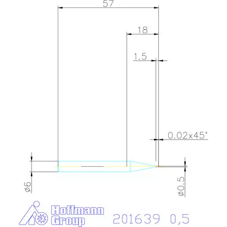 Garant Garant Diabolo VHM maró HPC 0,5 mm