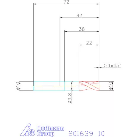 Garant Garant Diabolo VHM maró HPC 10 mm