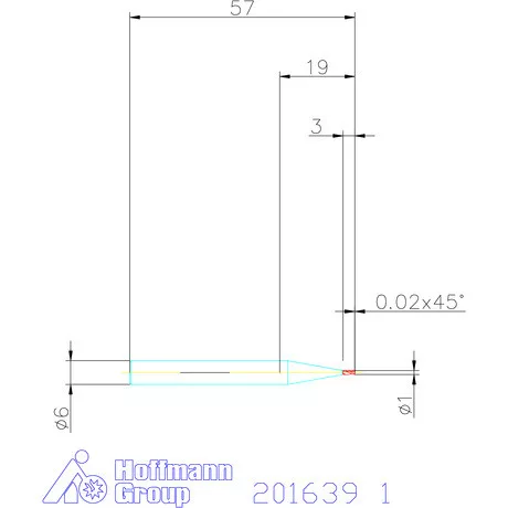 Garant Garant Diabolo VHM maró HPC 1 mm