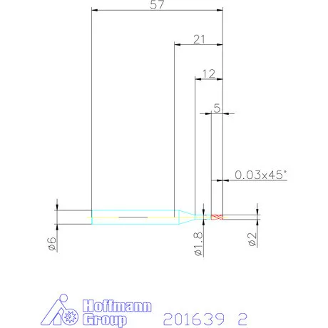 Garant Garant Diabolo VHM maró HPC 2 mm