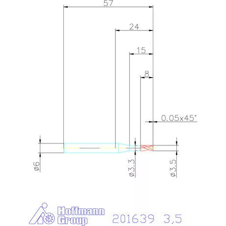 Garant Garant Diabolo VHM maró HPC 3,5 mm