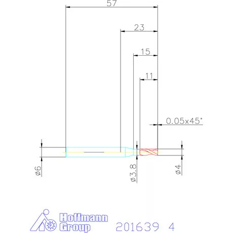 Garant Garant Diabolo VHM maró HPC 4 mm