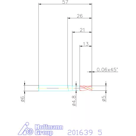 Garant Garant Diabolo VHM maró HPC 5 mm
