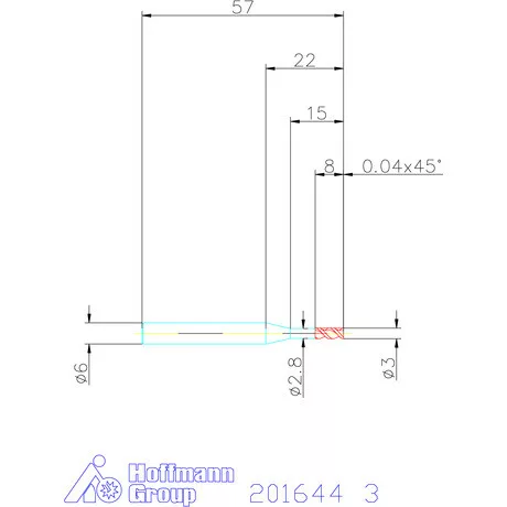 Garant VHM maró HPC 3 mm