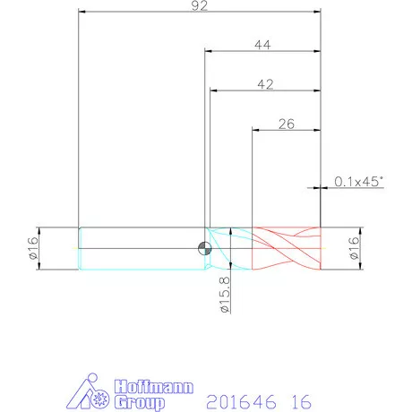 Garant Garant Master Steel VHM maró 16 mm