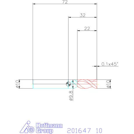 Garant Garant Master INOX VHM maró HPC 10 mm