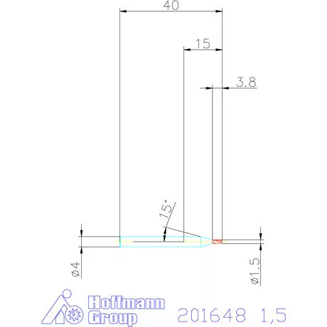 Garant VHM maró HPC 1,5 mm
