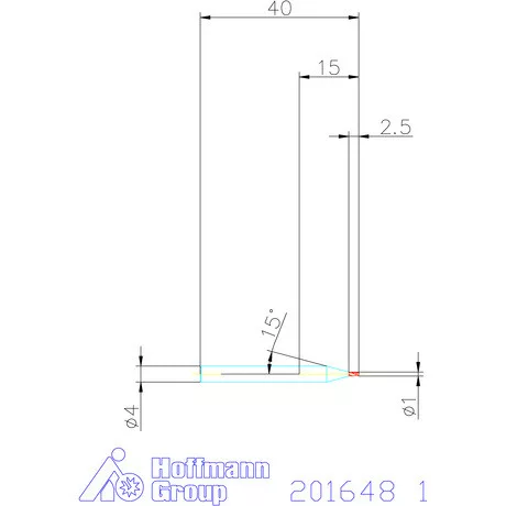 Garant VHM maró HPC 1 mm