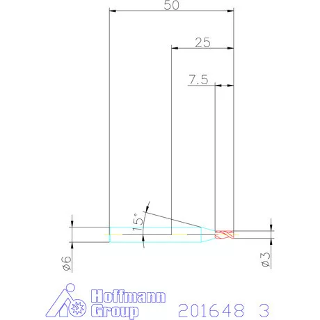 Garant VHM maró HPC 3 mm