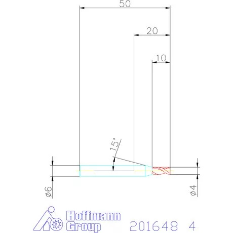 Garant VHM maró HPC 4 mm