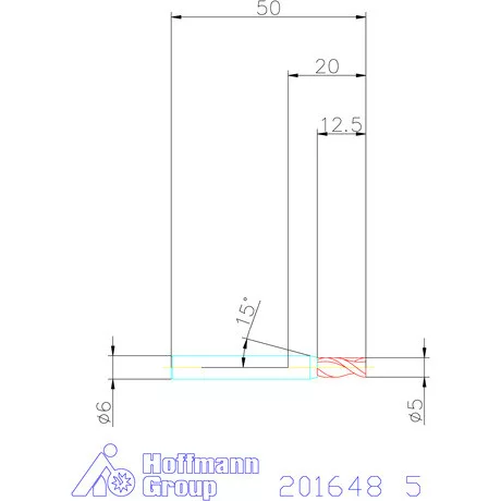 Garant VHM maró HPC 5 mm