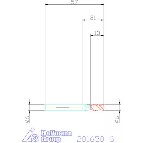Holex VHM maró 6 mm