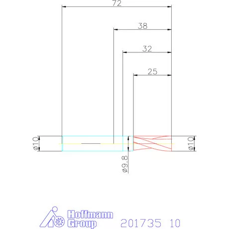 Garant VHM maró 10 mm
