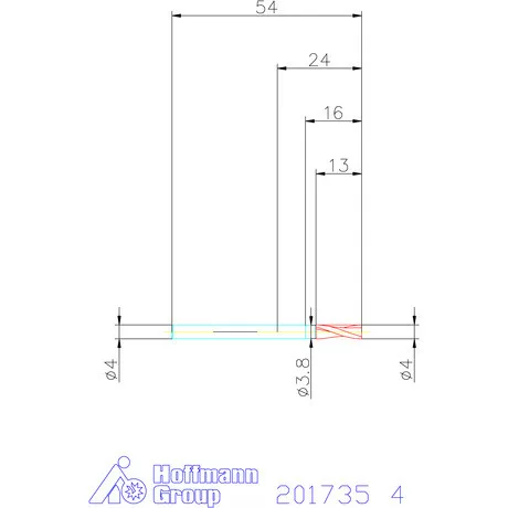 Garant VHM maró 4 mm