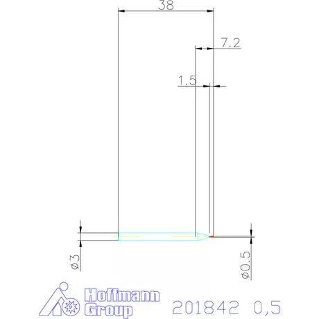 Holex VHM mini-maró 0,5 mm