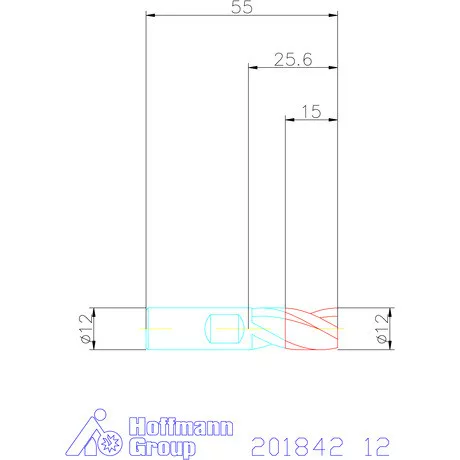 Holex VHM mini-maró 12 mm