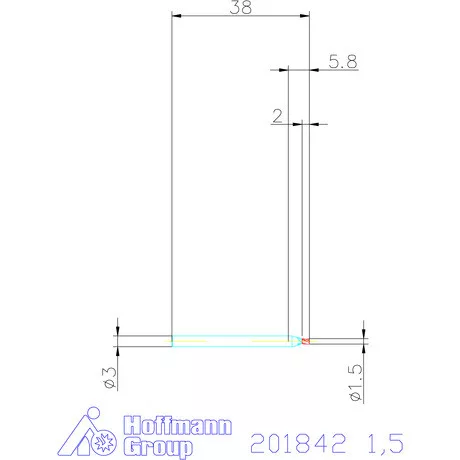 Holex VHM mini-maró 1,5 mm