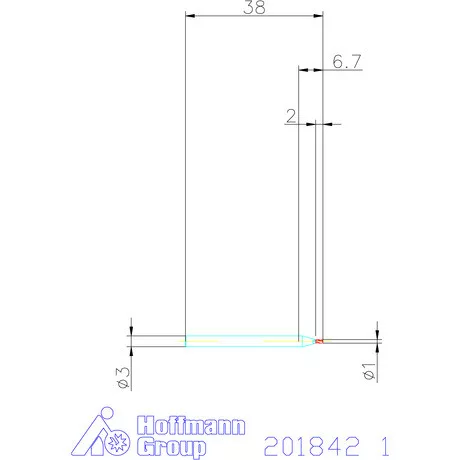 Holex VHM mini-maró 1 mm