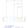 Holex VHM mini-maró 20 mm