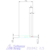 Holex VHM mini-maró 2,5 mm