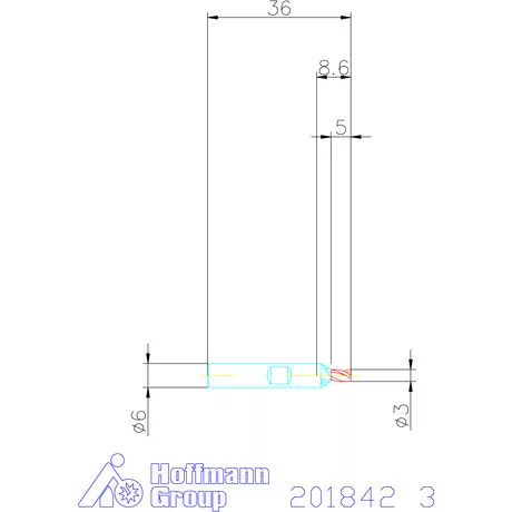 Holex VHM mini-maró 3 mm