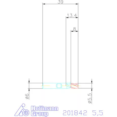 Holex VHM mini-maró 5,5 mm